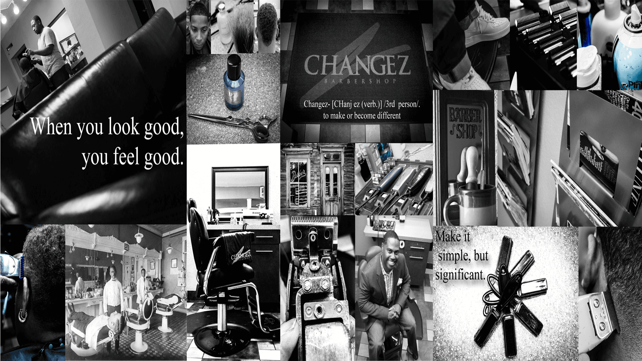 Changez Barbershop official promotional visual from the business website